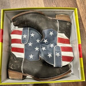 Roper American flag cowboy boots